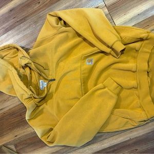 Half zip carhartt hoodie